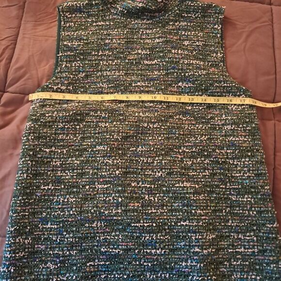 Ann Mashburn Top Women's Small S Multicolor Tweed Ana Fringe Designer Classic - Picture 8 of 9